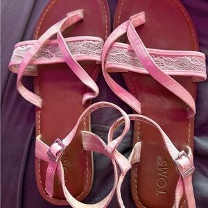 TOMS Light Pink Sandals for Women